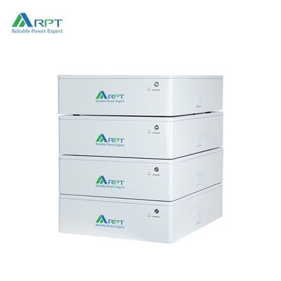 গুণ মডুলার স্ট্যাকযোগ্য পরিবারের শক্তি সঞ্চয় ব্যাটারি 51.2V 100Ah/200Ah/300Ah/400Ah কারখানা